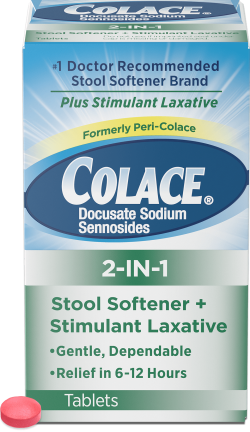 Colace® 2-IN-1 Tablets | Colace® (docusate sodium)